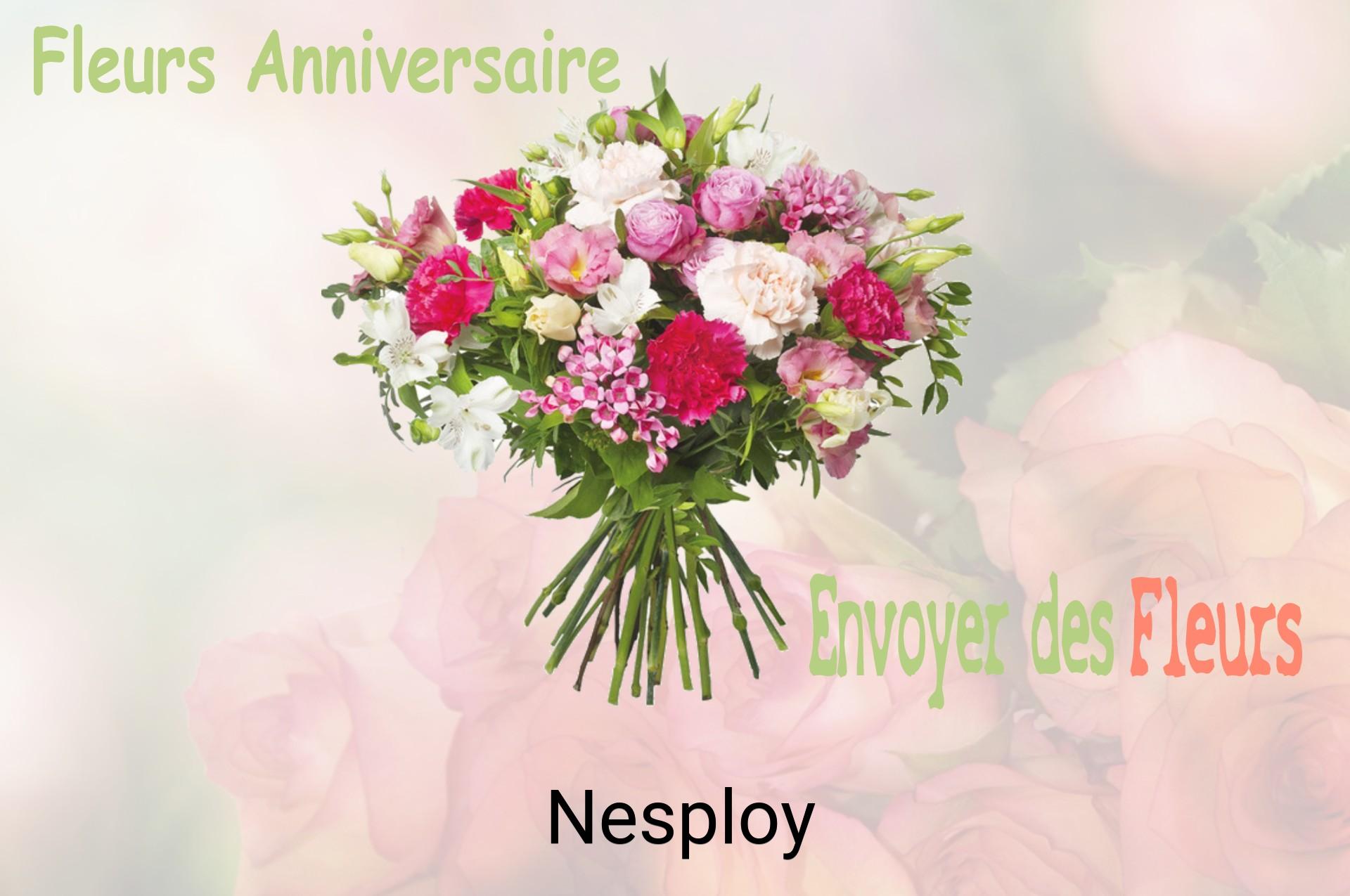 Bouquet de fleurs d’anniversaire livré à Nesploy